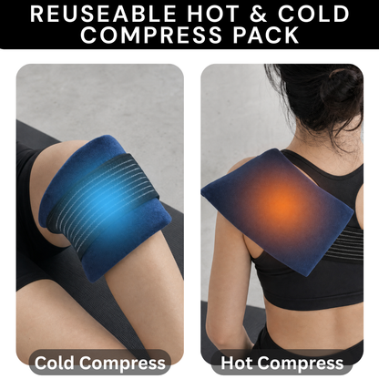 Hot & Cold Gel Pack – Reusable Therapy Pack for Pain Relief, Swelling & Muscle Recovery