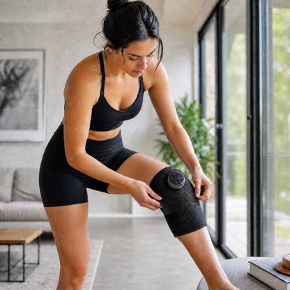 Rechargeable Heated Knee Massager – Ergonomic Relief for Joint Pain & Stiffness
