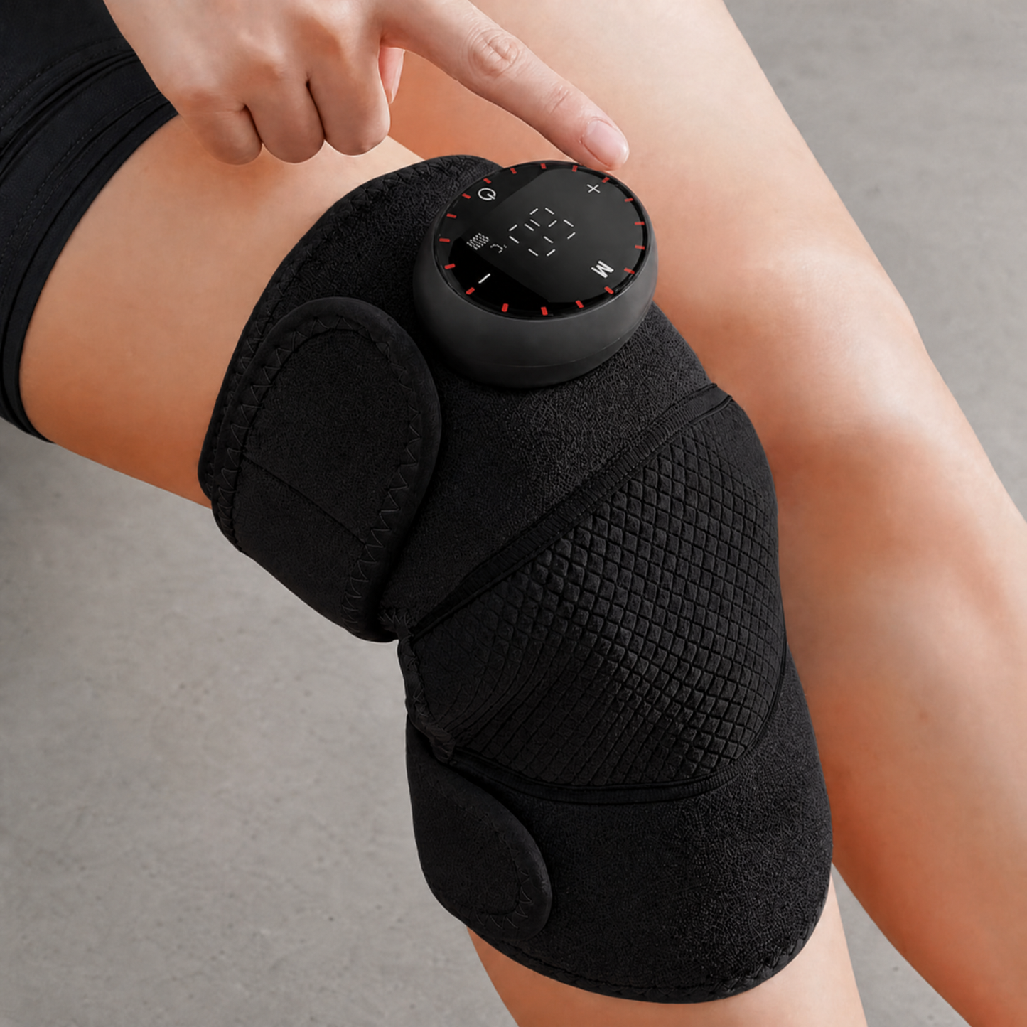 Rechargeable Heated Knee Massager – Ergonomic Relief for Joint Pain & Stiffness